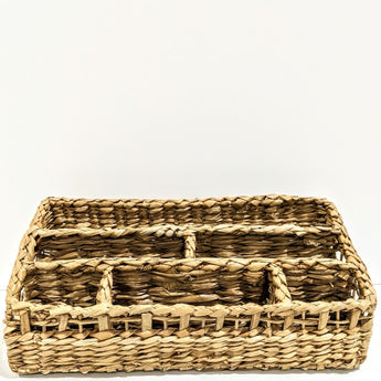 Woven Multipurpose Compartment Caddy Natural - Hearth & Hand