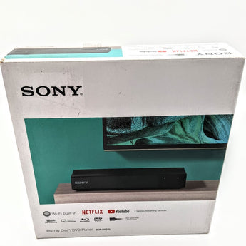 Sony BDP-BX370 Blu-ray Disc Player with built-in Wi-Fi and HDMI cable