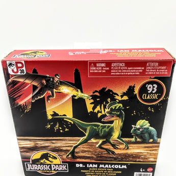 Jurassic World Park '93 Classic with Bonus Sticker (Dr. Ian Malcom - Glider Escape Pack)