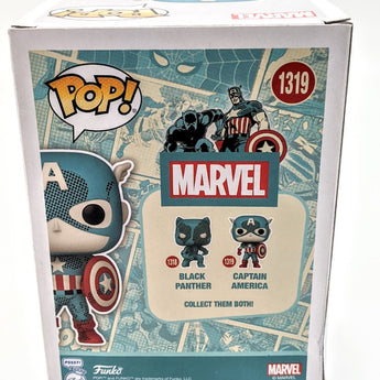 Funko POP! Marvel: Disney 100 Retro Reimagined Captain America Figure