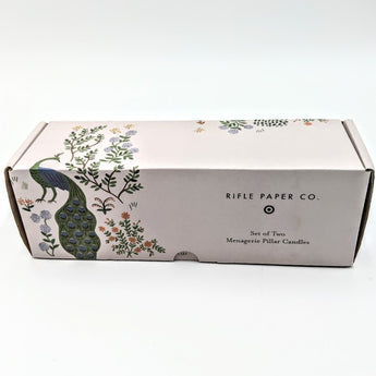 Rifle Paper Co. Pillar Candles (Menagerie) (Set of two)