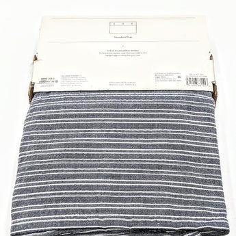 Nautical Shower Curtain Ombre Blue 72"x 72" - Threshold™: Cotton Blend, Machine Washable, Woven Texture, Buttonhole Top