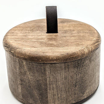 Wood Canister Brown - Casaluna™