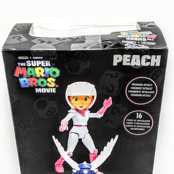 The Super Mario Bros. Movie 5 Inch Figure Series: Peach, Motorcycle Outfit, Spiny Blue Shell