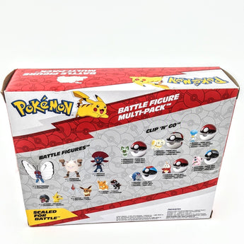 Pokemon Battle 2-Inch Figure 6-Pack: Pikachu, Cleffa, Omanyte, Kabuto, Riolu & Geodude