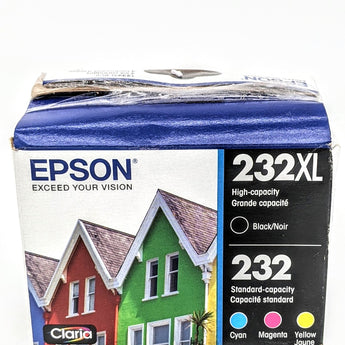 EPSON 232 Claria Ink High Capacity Black & Standard Color Cartridge Combo Pack (T232XL-BCS) Works with WorkForce WF-2930, WF-2950, Expression XP-4200, XP-4205