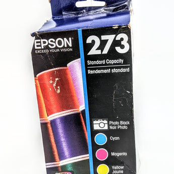 EPSON 273 Claria Ink High Capacity Black & Standard Color Cartridge Combo Pack (T273XL-BCS) Works with Expression Premium XP-520, XP-600, XP-610, XP-620, XP-800, XP-810, XP-820