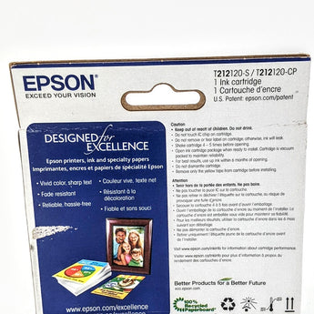 Epson 212 Single Ink Cartridge - Black (T212120-CP)EPSON 212 Claria Ink Standard Capacity Black Cartridge (T212120-S) Works with WorkForce WF-2830, WF-2850, Expression XP-4100, XP-4105