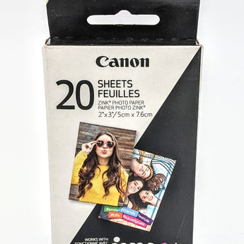 Canon ZINK Photo Paper Pack (20 Sheets) for the IVY Mini Photo Printer