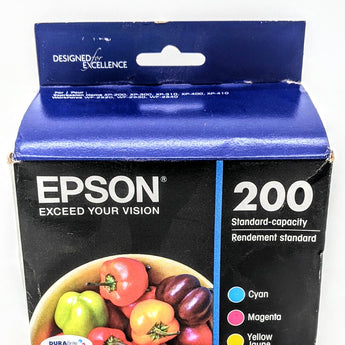 EPSON 200 DURABrite Ultra Ink Standard Capacity Color Combo Pack (T200520-S) Works with WorkForce WF-2520, WF-2530, WF-2540, Expression XP-200, XP-300, XP-310, XP-400, XP-410