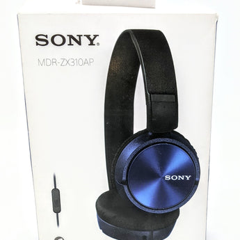 Sony ZX Series Wired On Ear Headphones with Mic - MDR-ZX310AP