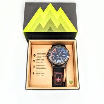 Expedition Tide-Temp-Compass 43mm Eco-Friendly Fabric Strap Watch