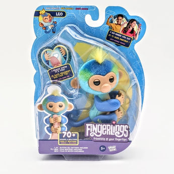 Fingerlings 2023 Baby Monkey Reacts Leo Blue