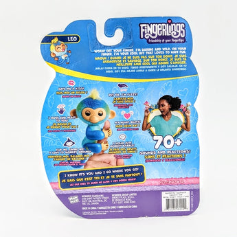 Fingerlings 2023 Baby Monkey Reacts Leo Blue