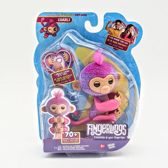 Fingerlings 2023 Baby Monkey Reacts Charlie Purple