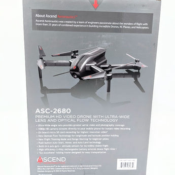 Ascend Aeronautics ASC-2680 Premium HD Video Drone