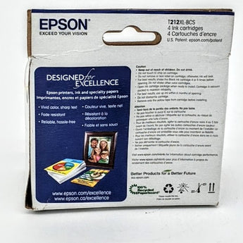 EPSON 212 Claria Ink Standard Capacity Black & Color Cartridge Combo Pack (T212120-BCS) Works with WorkForce WF-2830, WF-2850, Expression XP-4100, XP-4105