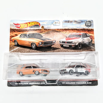 Hot Wheels Premium Car Culture 2-Pack 73 Holden Monaro GTS and 77 Holden Torana A9X