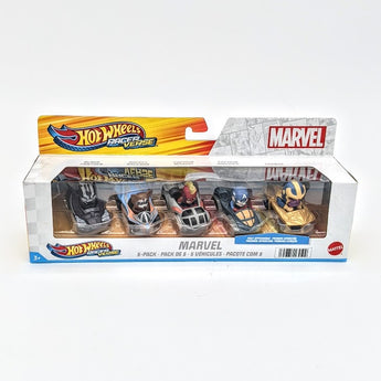 Hot Wheels Marvel RacerVerse 5-Pack of Die-Cast