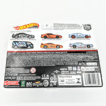 Hot Wheels Premium Car Culture 2 Pack Fast & Furious 2021 Toyota GR Supra / Toyota Supra