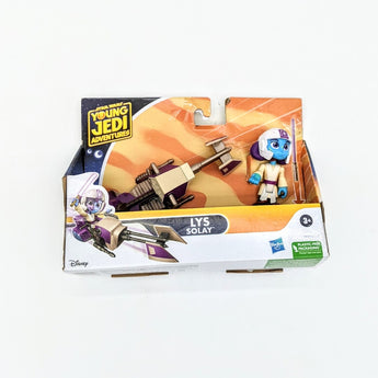 Star Wars Young Jedi Adventures Lys Solay and Speeder Bike Vehicle Set