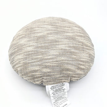 Threshold Woven Cotton Slub with Gold Lurex Round 16" Throw Pillow* (Grey)