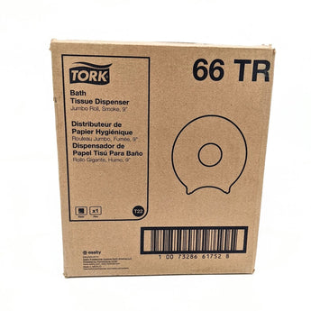 Tork Jumbo Toilet Paper Roll Dispenser Smoke T22, High Capacity, 66TR