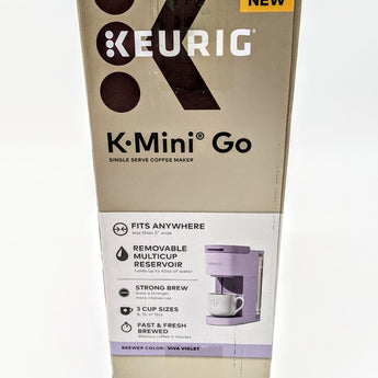 Keurig K-Mini Go, Multicup Reservoir Single-Serve K-Cup Pod Coffee Maker with Strong Brew Button