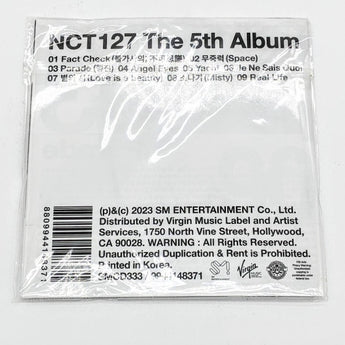 NCT 127 - The 5th Album “Fact Check” (Target Exclusive, CD) (Poster Ver.)