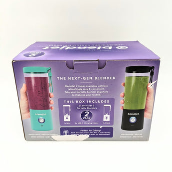 BlendJet 2 Portable Blender, 2 Pack