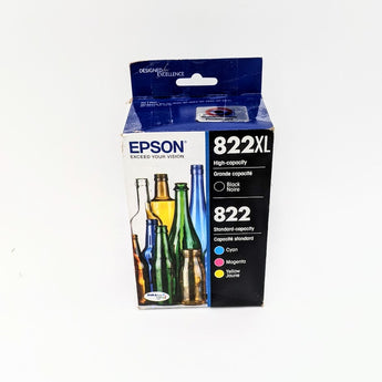 EPSON 822 DURABrite Ultra Ink Standard Capacity Black & Color Cartridge Combo Pack (T822120-BCS)