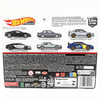 Hot Wheels Premium 2-Pack: Subaru Impreza WRX and 16' Subaru WRX STI