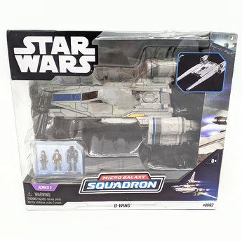 Star Wars Micro Galaxy Squadron U-Wing Starfighter with 3pk Micro Figure Set