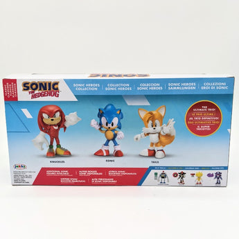 Sonic the Hedgehog Sonic Heroes Collection Knuckles Sonic & Tails Action Figure 3-Pack