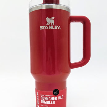 Stanley 40 Oz Stainless Steel H2.0 FlowState Quencher Tumbler Red Delicious - E.l.f.: Dishwasher-Safe Drinkware for All Ages