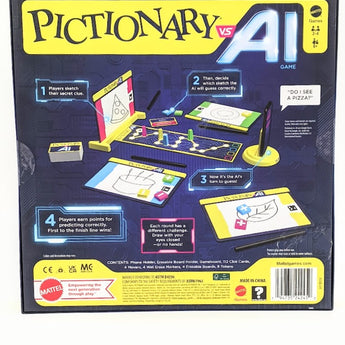 Mattel Pictionary Vs. Ai Family Drawing Game for Kids & Adults, Ages 8+