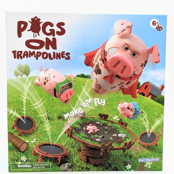 Playmonster Pigs on Trampolines - English