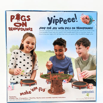 Playmonster Pigs on Trampolines - English