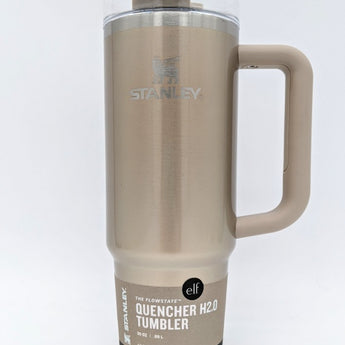 Stanley 30 Oz Stainless Steel H2.0 FlowState Quencher Tumbler Honey Talks - E.l.f.: Dishwasher-Safe Drinkware for All Ages