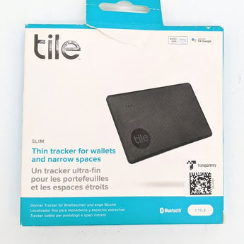 TILE Slim (2022) Bluetooth Tracker - Black