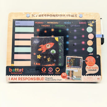 Battat Education I Am Responsible! Magnetic Responsibility Chart