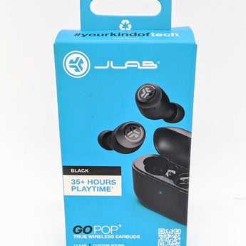 JLAB GO Air POP Wireless Bluetooth Earbuds - Black