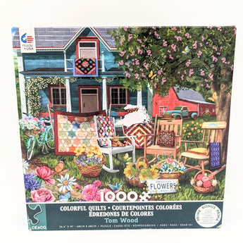 Ceaco - Colorful Quilts - 1000 Piece Jigsaw Puzzle