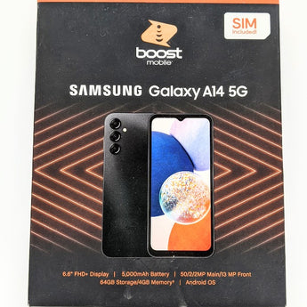 Boost Mobile Prepaid Samsung Galaxy A14 5G (64GB) - Black