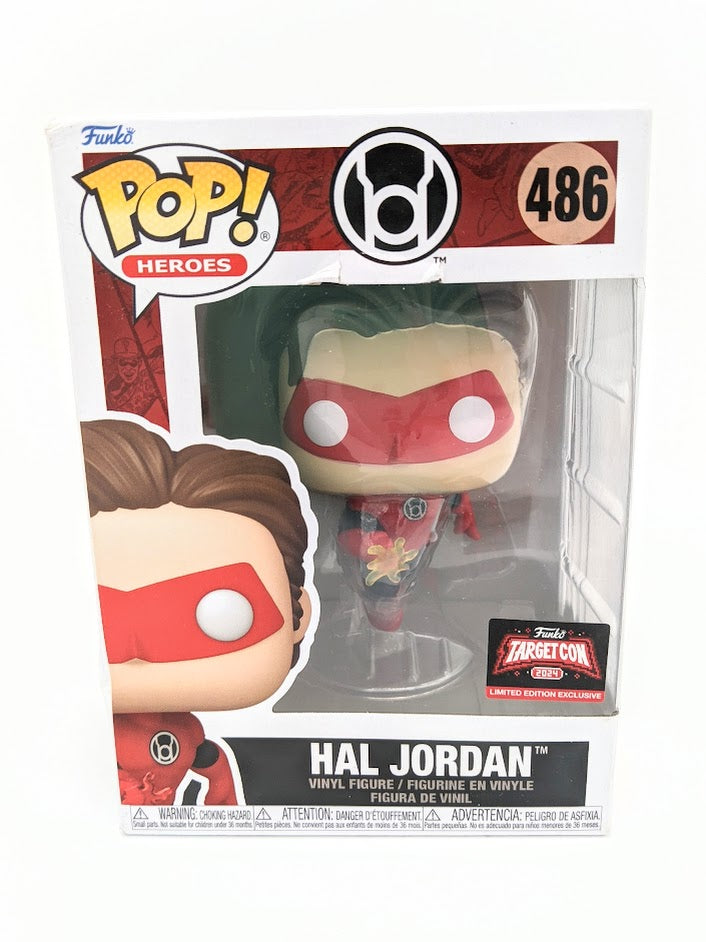 Funko Pop Hal Jordan 486 Target Con W/Protector (Scuffing on Bottom ...