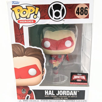 Funko Pop Hal Jordan 486 Target Con W/Protector (Scuffing on Bottom) #B