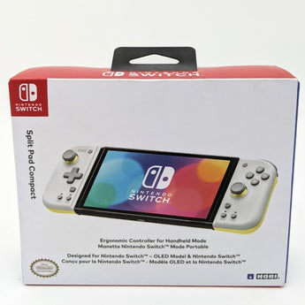 HORI Nintendo Switch Split Pad Compact (Light Gray & Yellow)