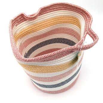 Medium Striped Coiled Rope Kids' Storage Bin - Pillowfort™