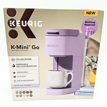 Keurig K-Mini Go, Multicup Reservoir Single-Serve K-Cup Pod Coffee Maker with Strong Brew Button