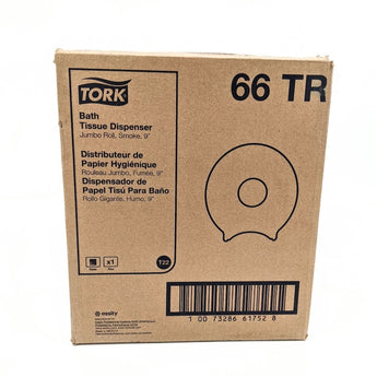 Tork Jumbo Toilet Paper Roll Dispenser Smoke T22, High Capacity, 66TR